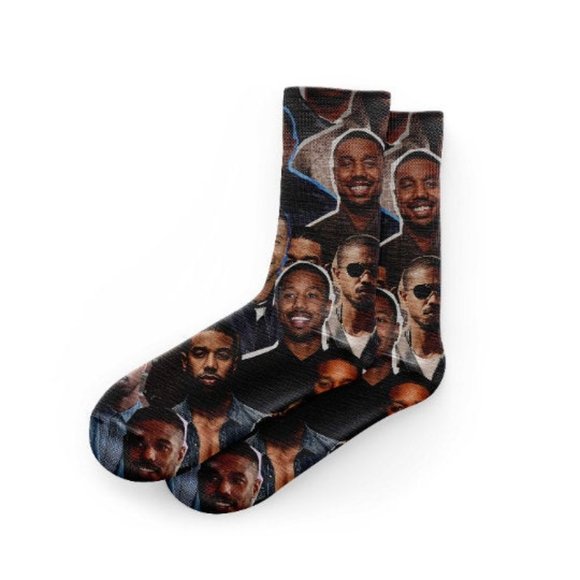 Michael B Jordan Socks - Picture 1 of 1